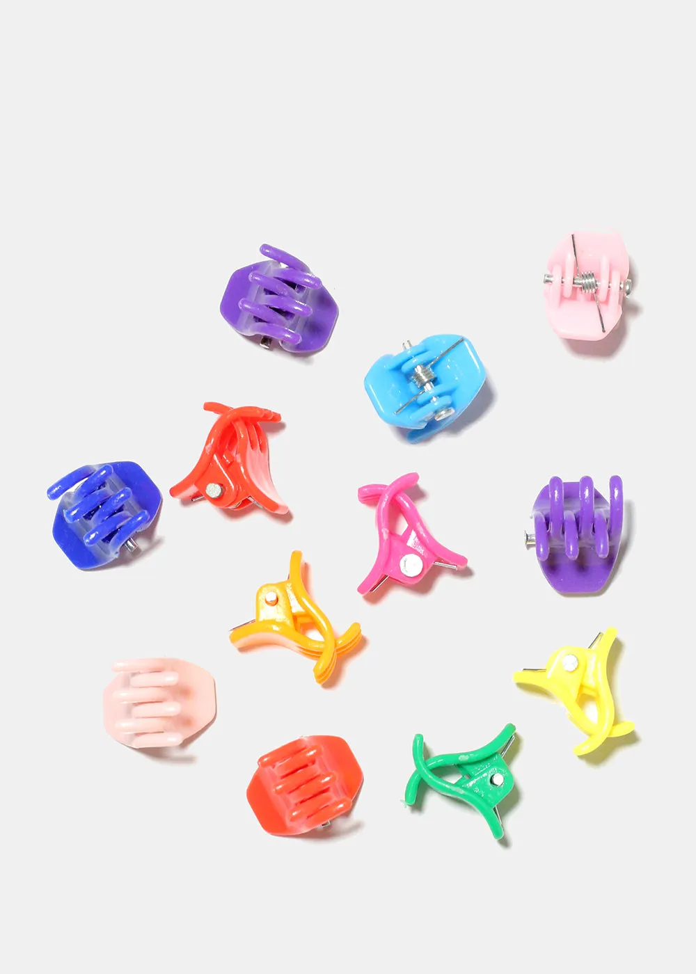 12 Piece Mini Jaw Clip Set