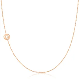 14K GOLD ASYMMETRICAL CHARM NECKLACE - Recovery