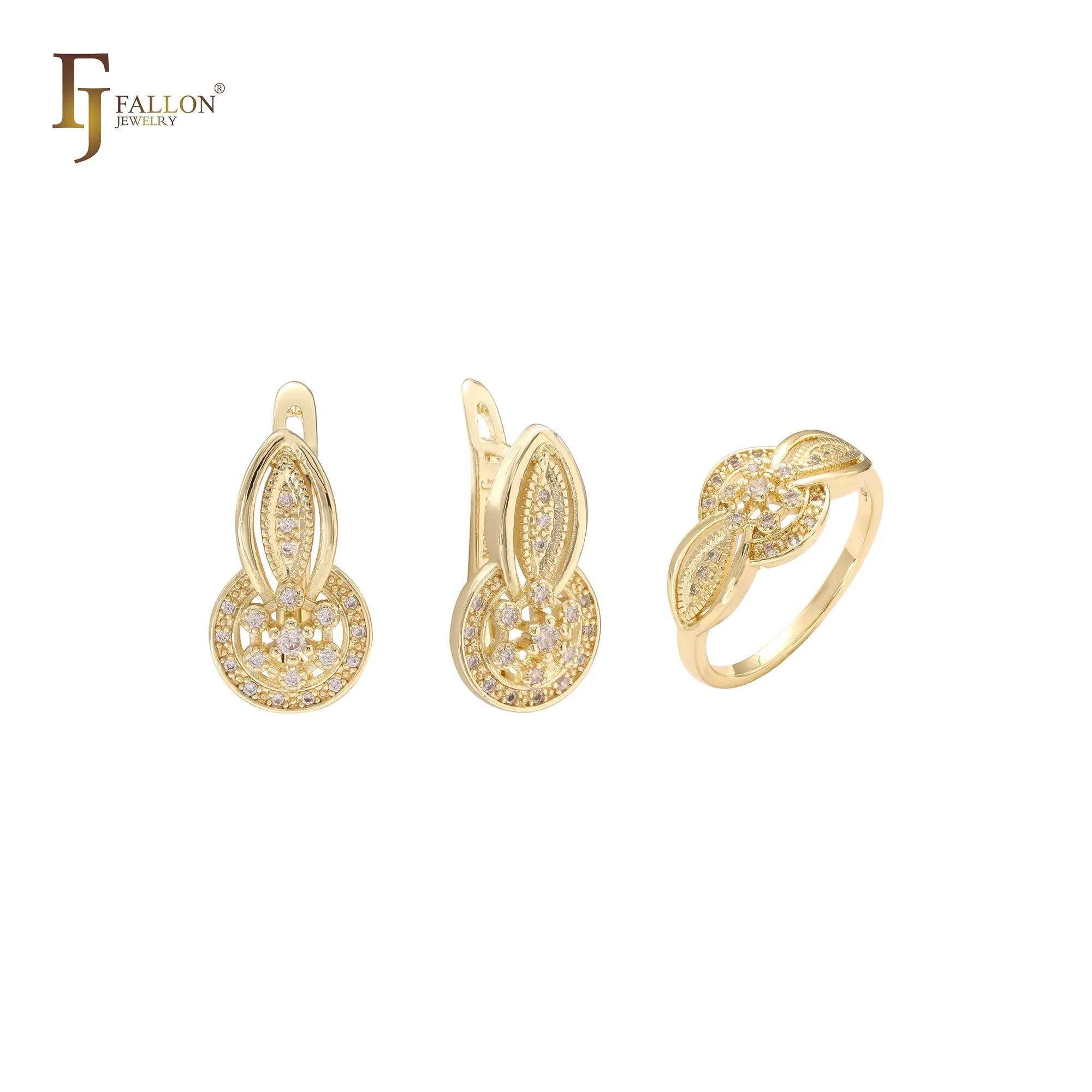 14K Gold Set with Rings