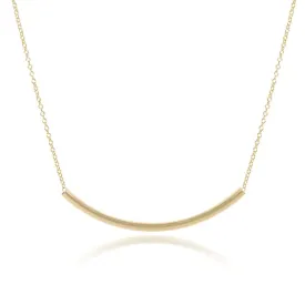 16" Gold Bliss Bar Necklace