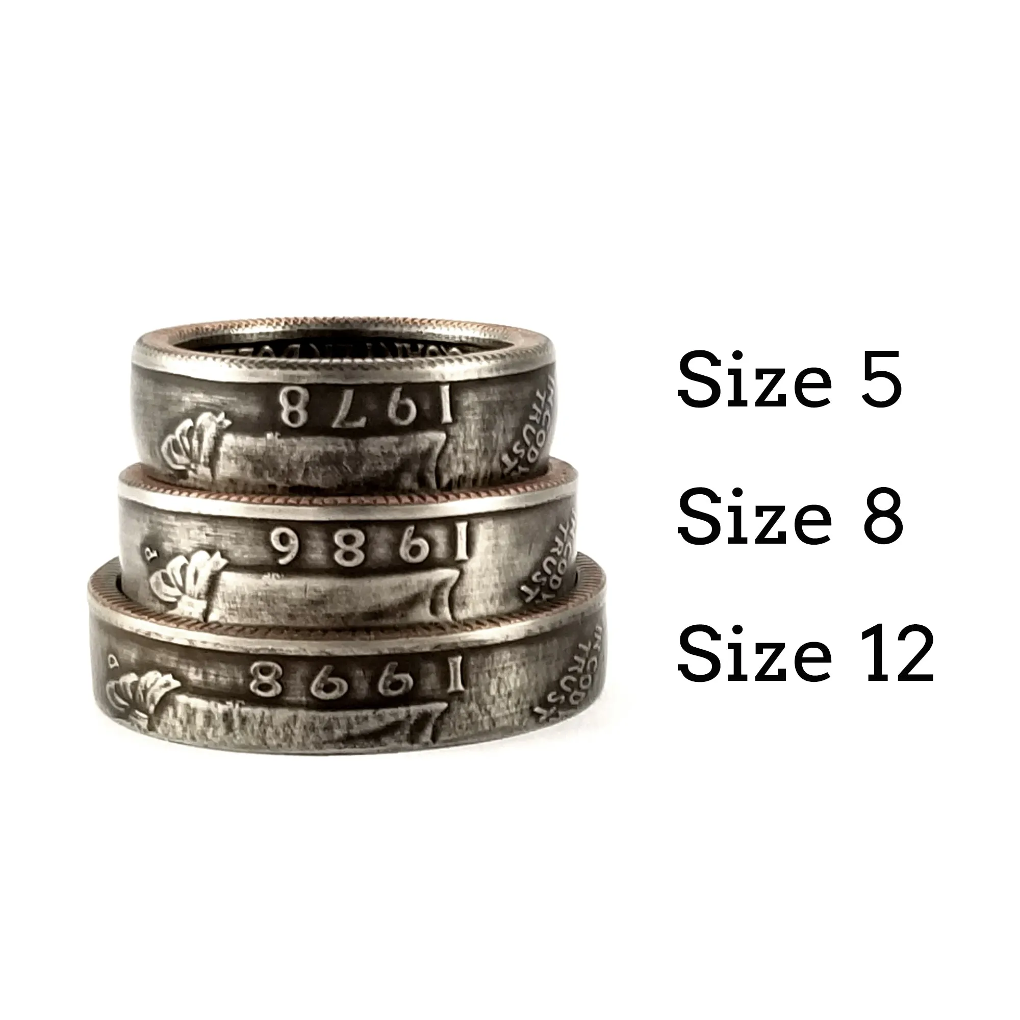 1965-1998 Washington Quarter Coin Ring