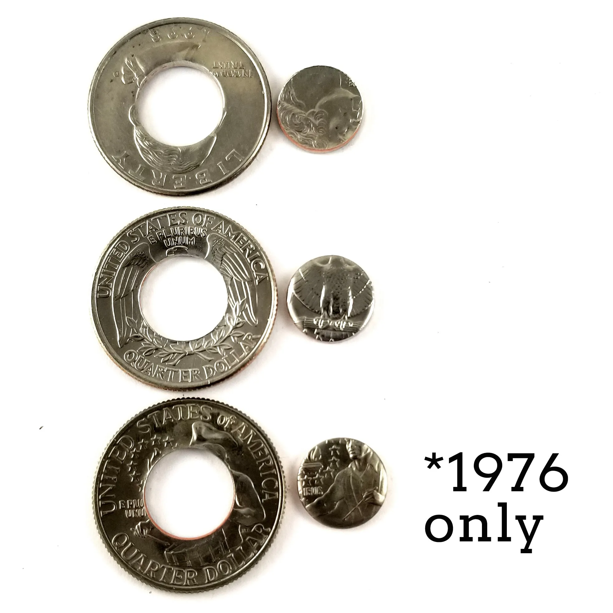 1965-1998 Washington Quarter Coin Ring