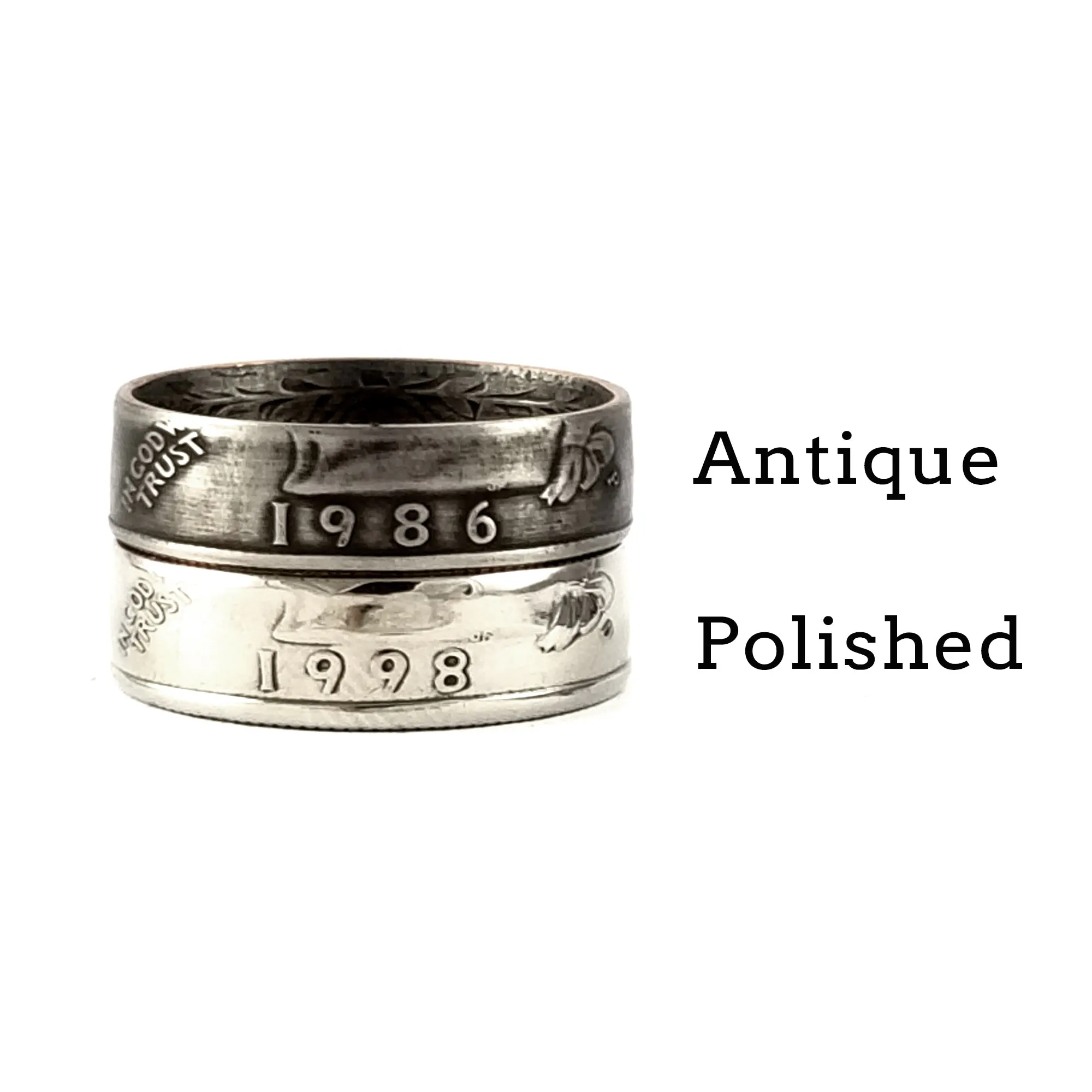 1965-1998 Washington Quarter Coin Ring