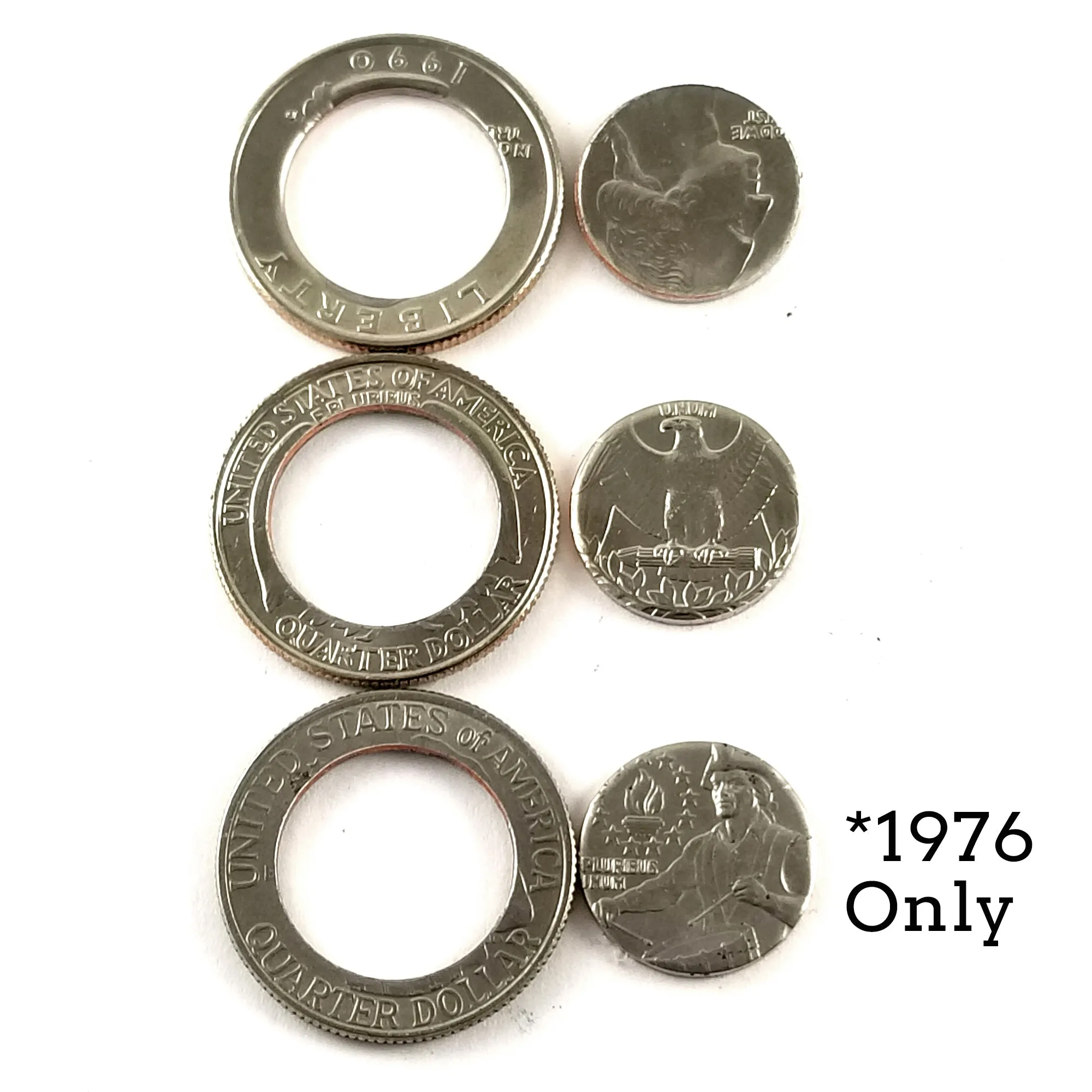 1965-1998 Washington Quarter Stacking Ring