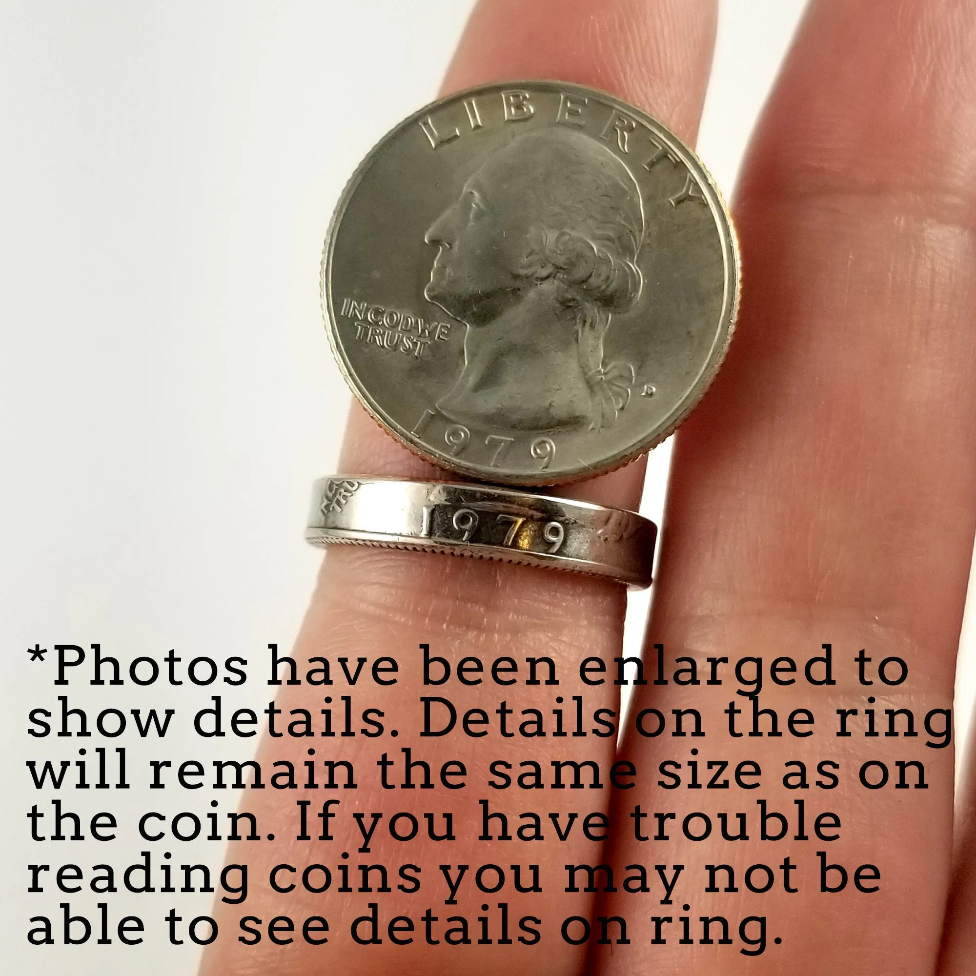 1965-1998 Washington Quarter Stacking Ring