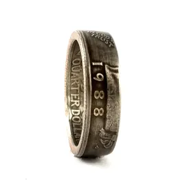 1988 Washington Quarter Coin Ring