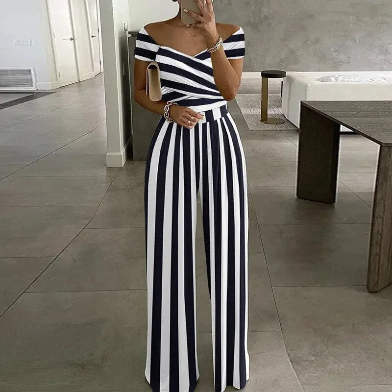 2022 New Summer Wide Leg  Jumpsuits for Women