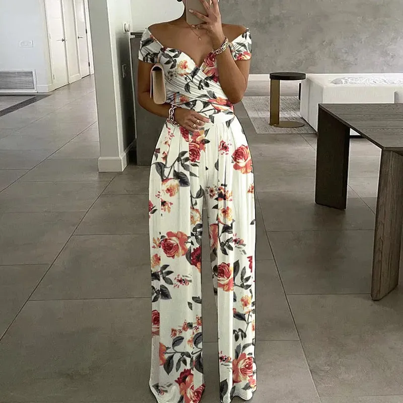 2022 New Summer Wide Leg  Jumpsuits for Women