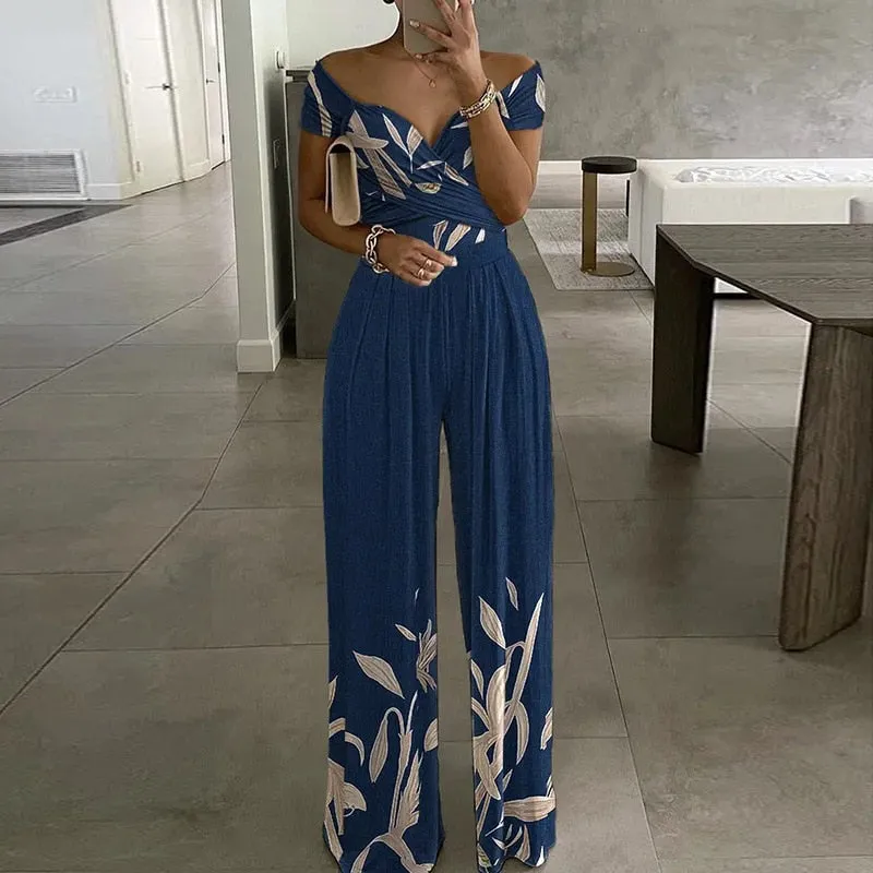 2022 New Summer Wide Leg  Jumpsuits for Women