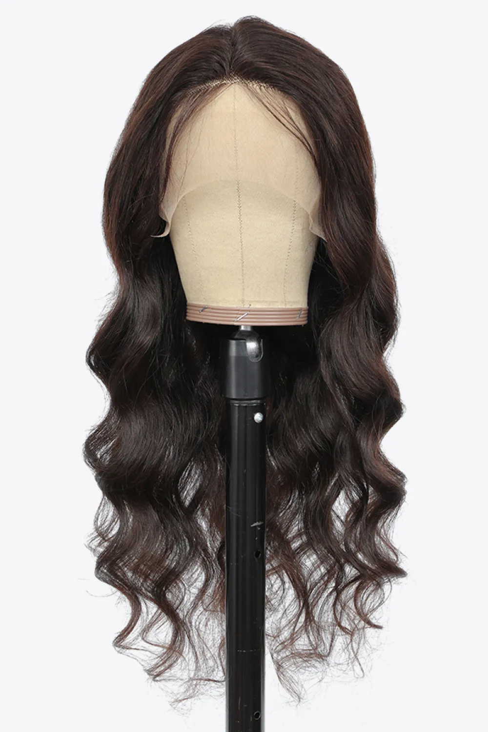 20" 13x4 Lace Front Wigs Body Wave Human Virgin Hair Natural Color 150% Density