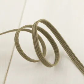 3mm braided elastic - SAGE GREEN