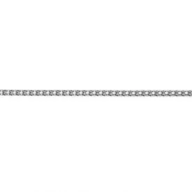 80cm designer knot chain in sterling silver