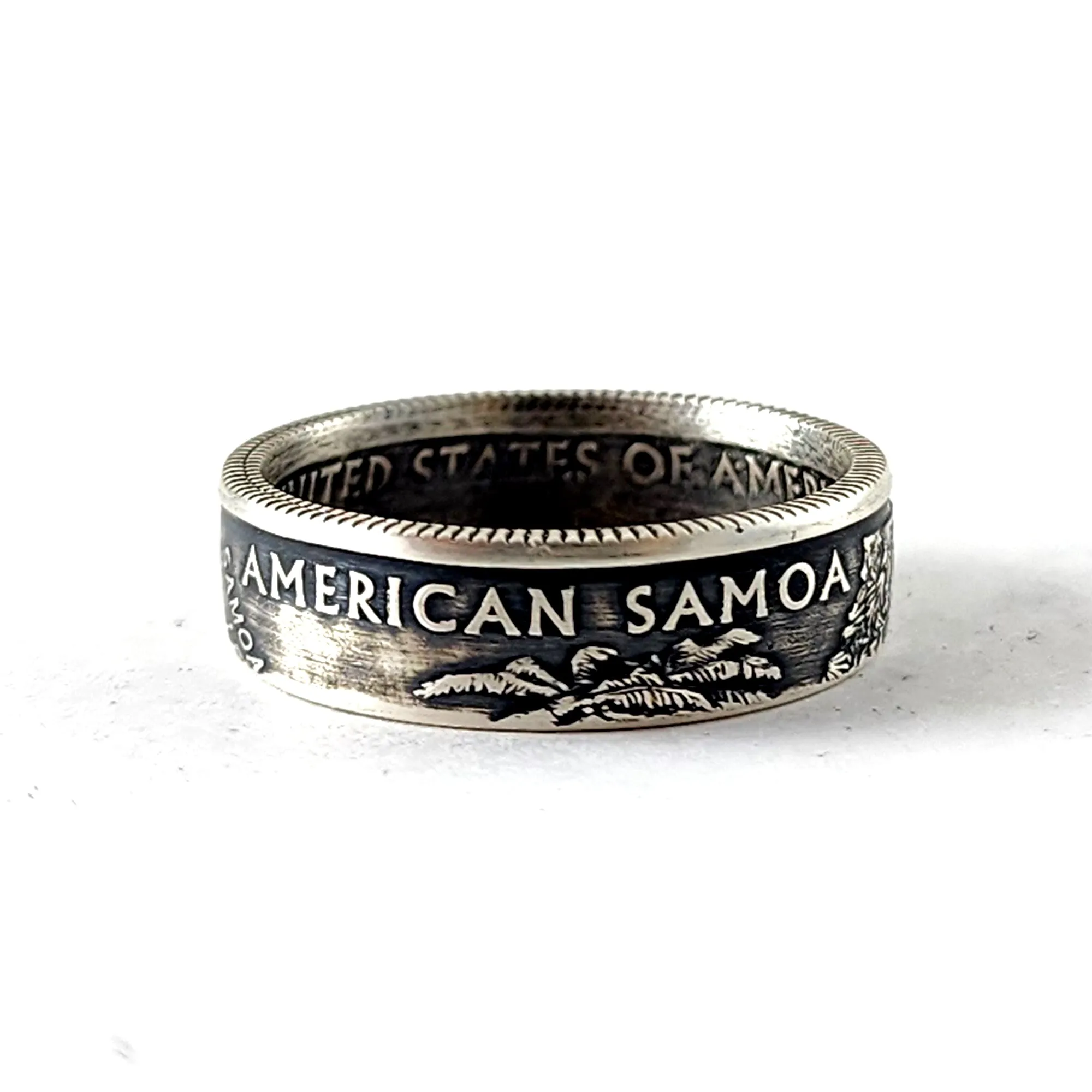 90% Silver American Samoa Quarter Ring