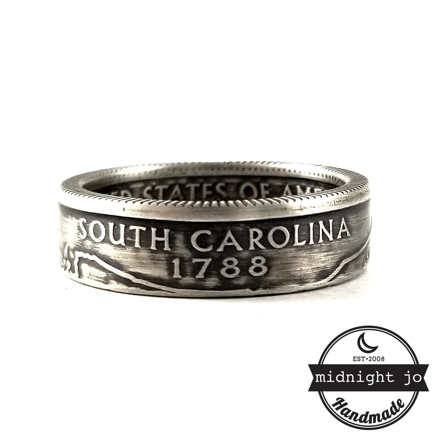 90% Silver South Carolina Quarter Ring