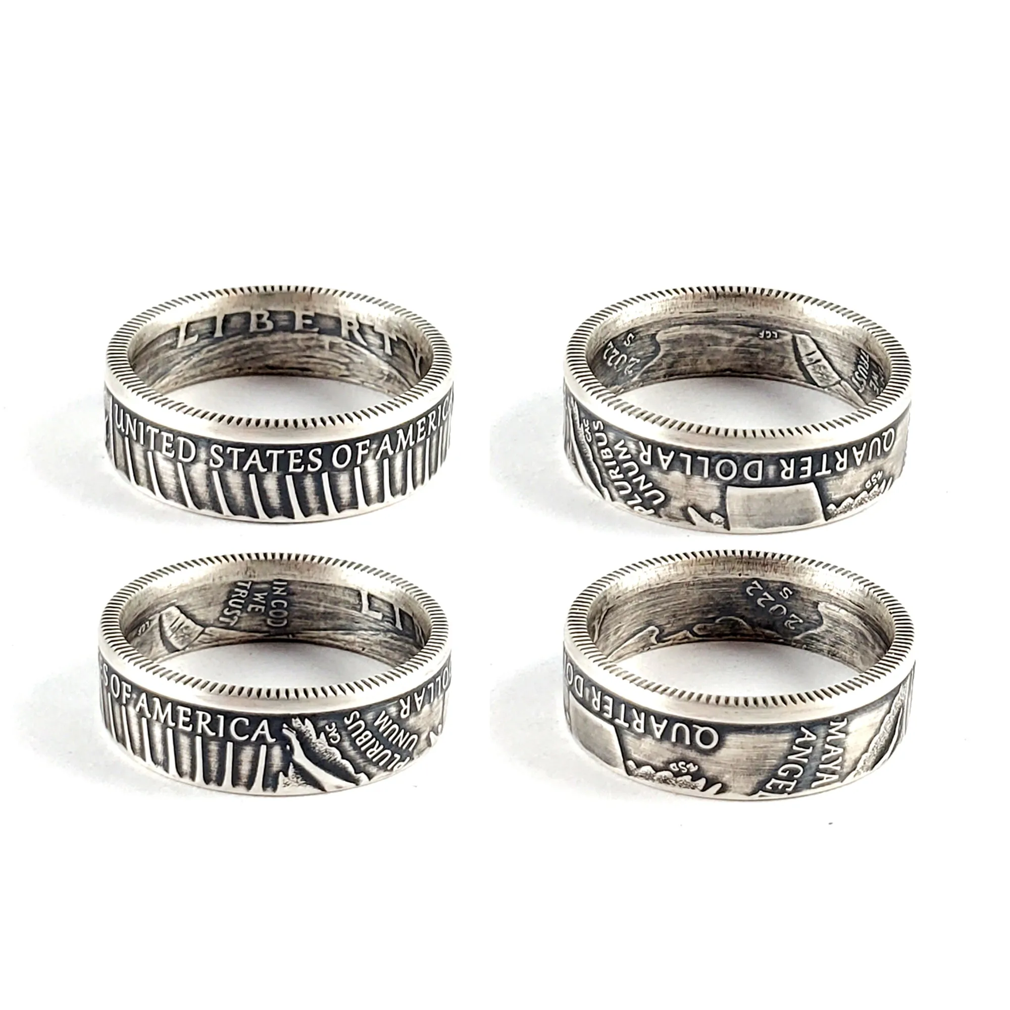 99.9% Fine Silver 2022 American Women Quarter Ring