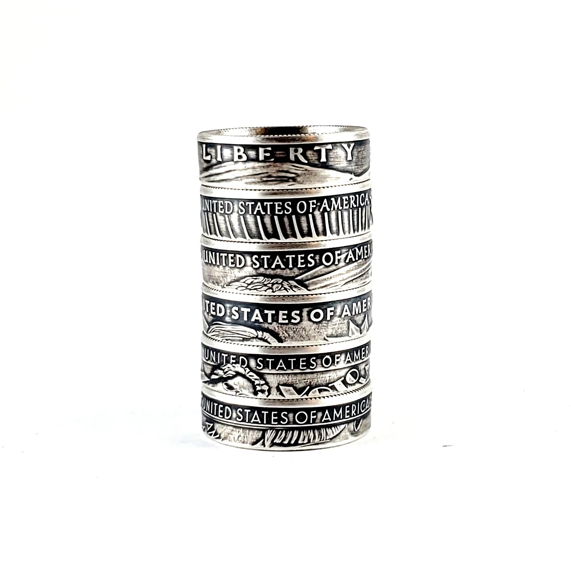 99.9% Fine Silver 2022 American Women Quarter Ring