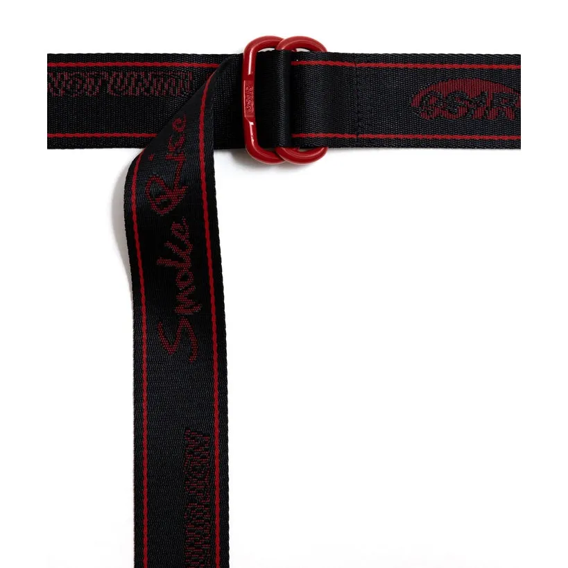 9S1R x Smoke Rise Nylon Webbing Belt - Red