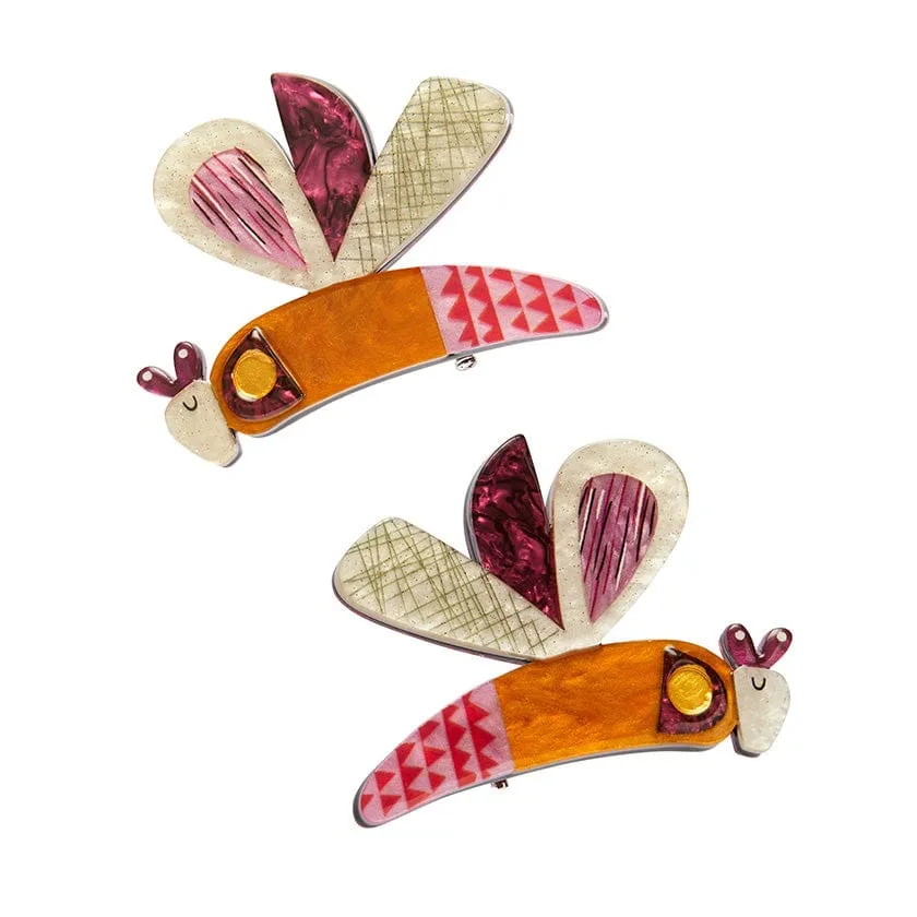 A Dragonfly Named Buzz Hair Clips Set - 2 Piece