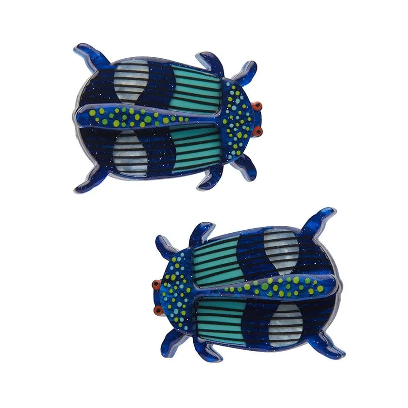 A Jewel Among Beetles Hair Clips Set - 2 Piece