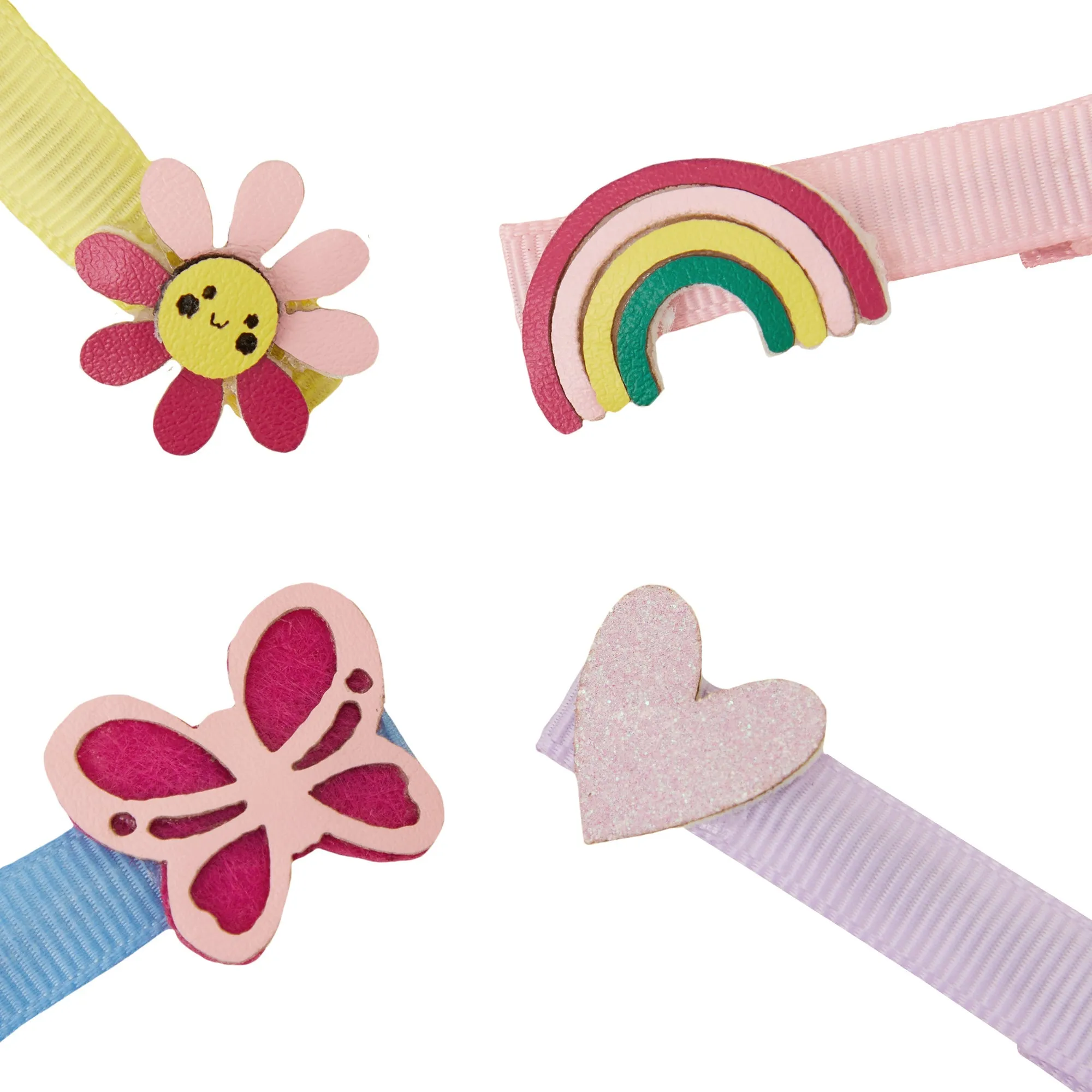 Accessorize London Girl's Flower Hair Clips Pack Of Four