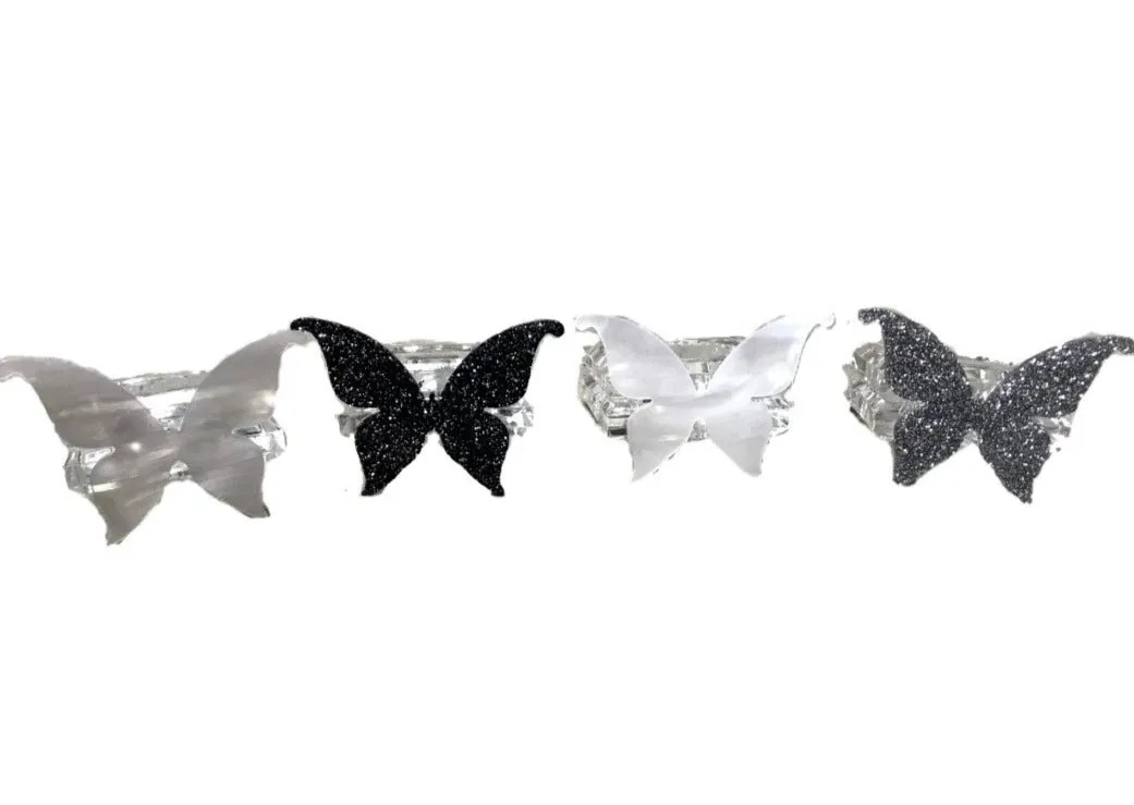 Acrylic Butterfly Napkin Rings