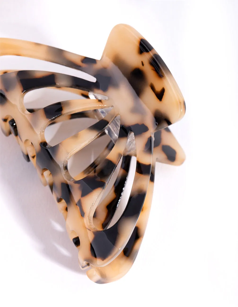 Acrylic Tortoiseshell Cut-Out Claw