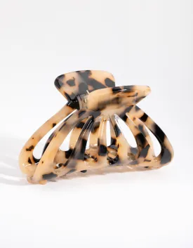 Acrylic Tortoiseshell Cut-Out Claw