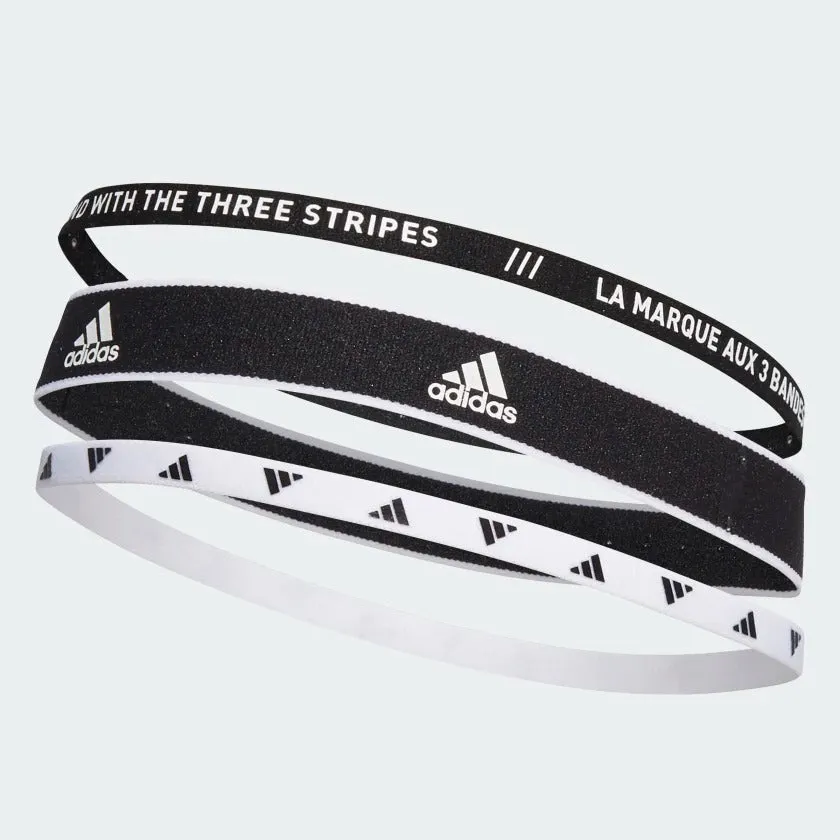 adidas 3 Pieces Unisex Training Headbands