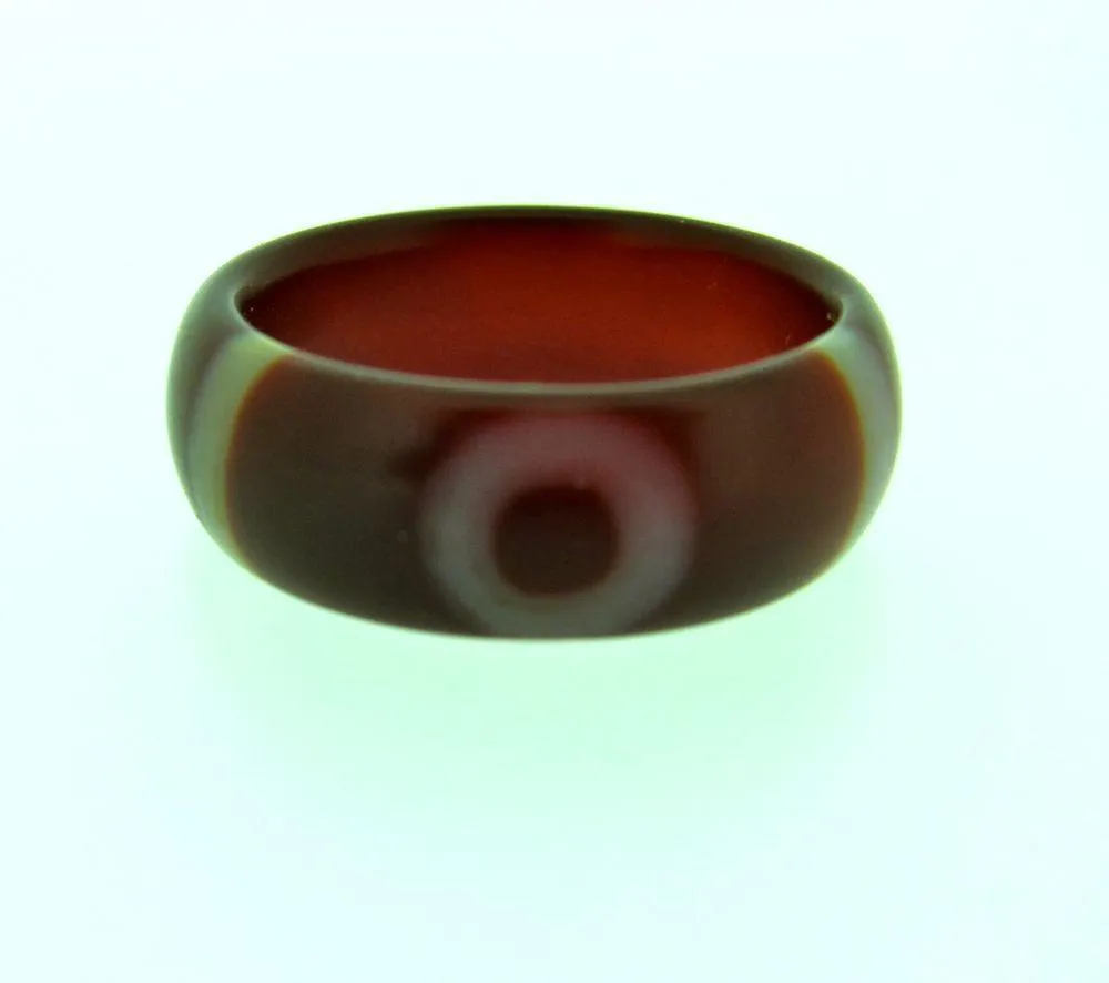 Agate Dzi Ring