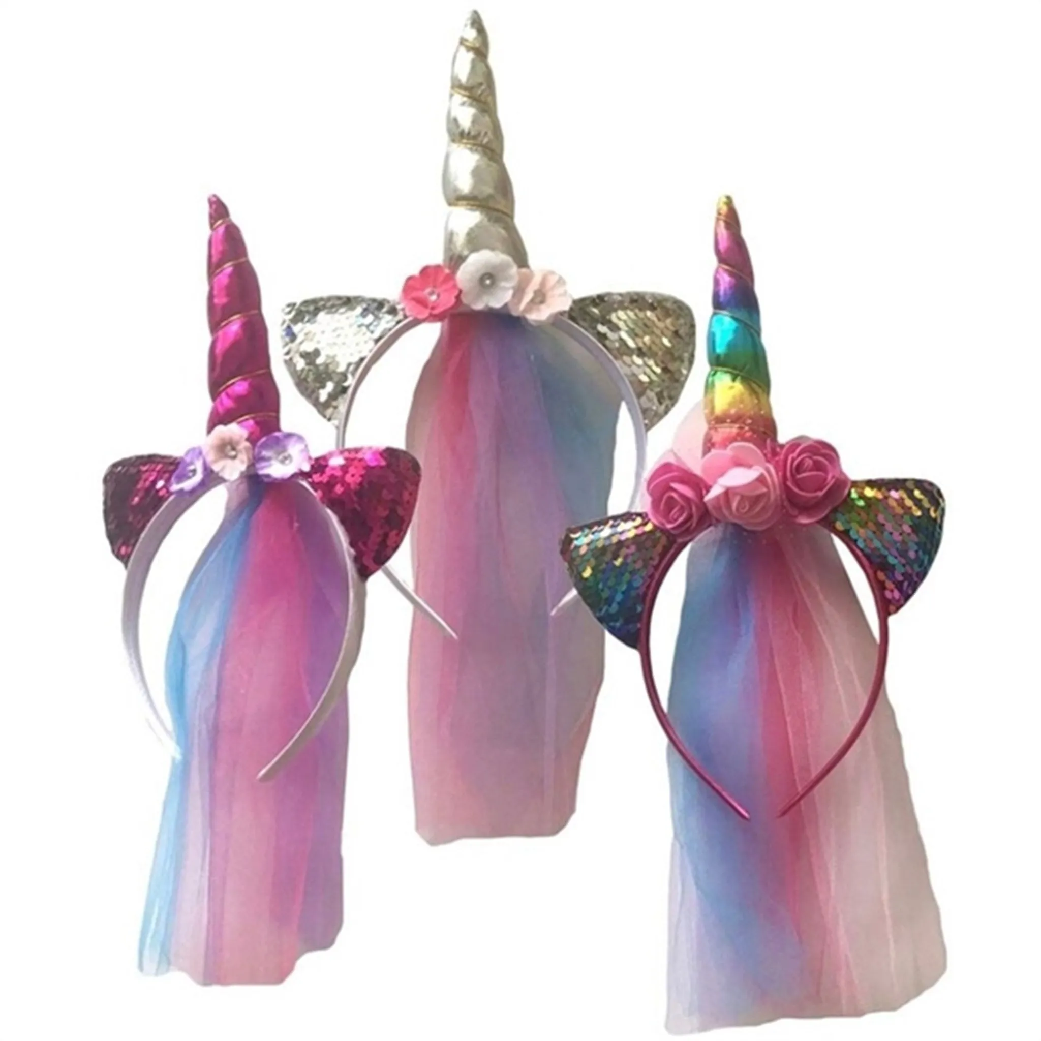 All Dressed Up Unicorn Headband Pink