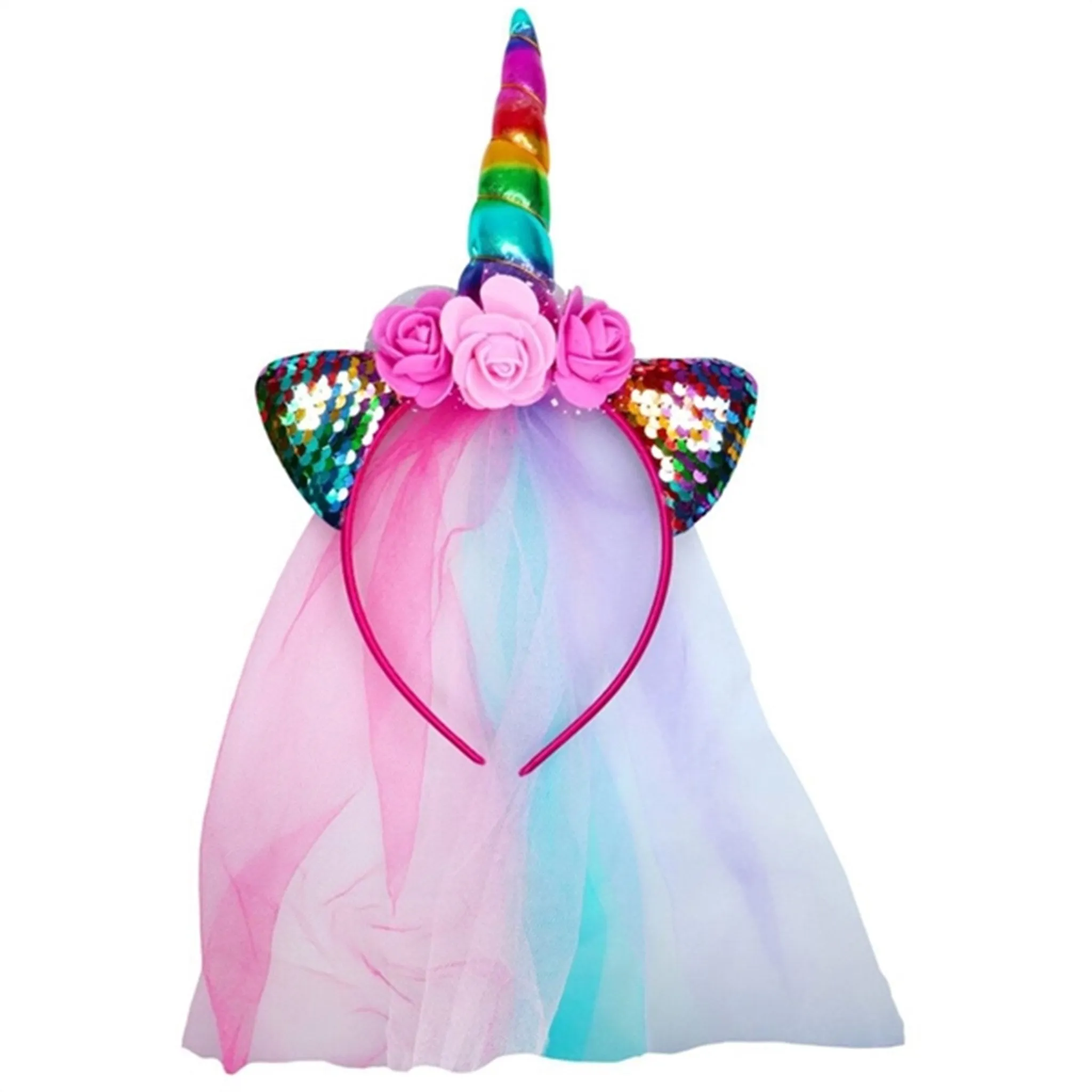 All Dressed Up Unicorn Headband Rainbow