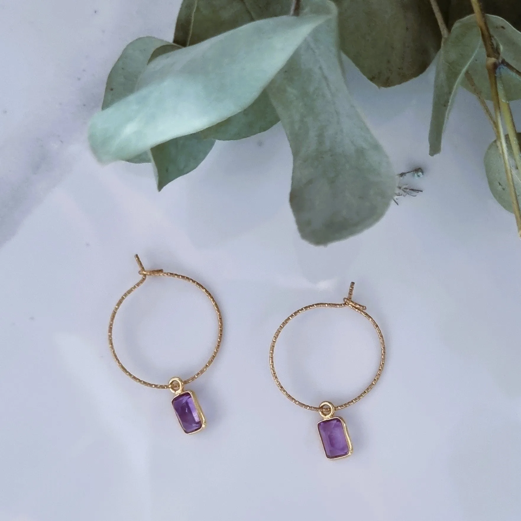 Amethyst's earrings