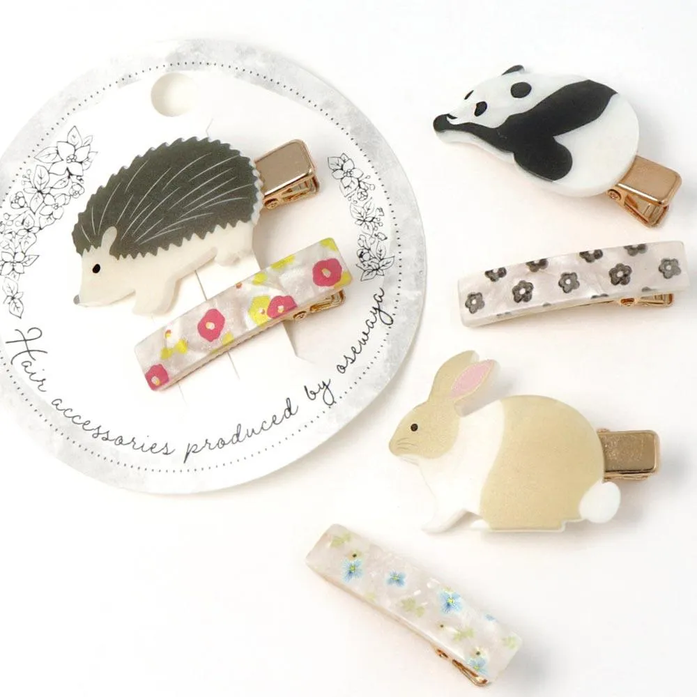 Animal Hair Clip Set