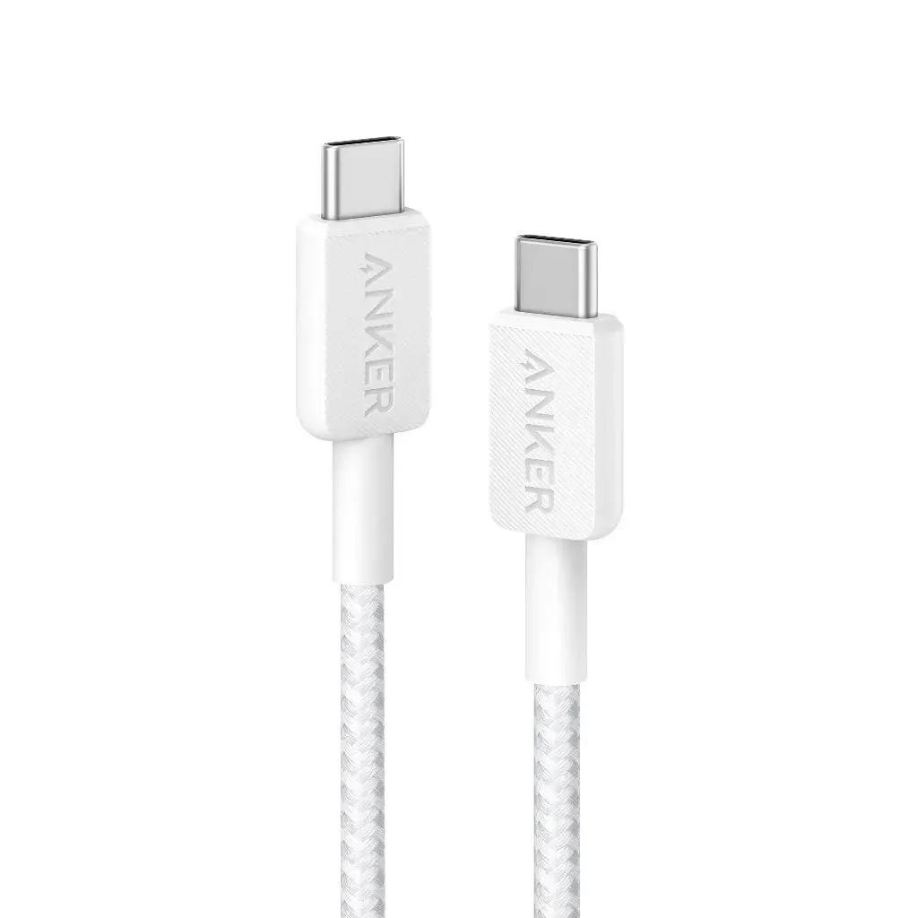 Anker 322 PowerLine USB C to USB C Braided 3ft/0.9m 60W Cable A81F5