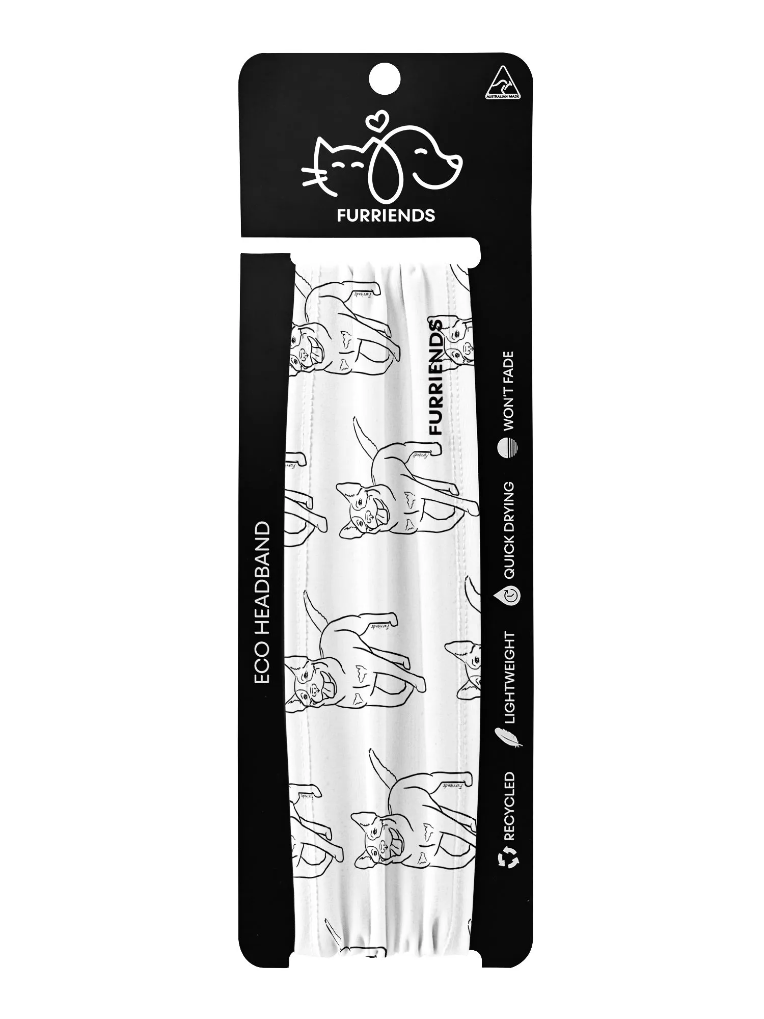 Australian Cattle Dog Eco Performance Headband