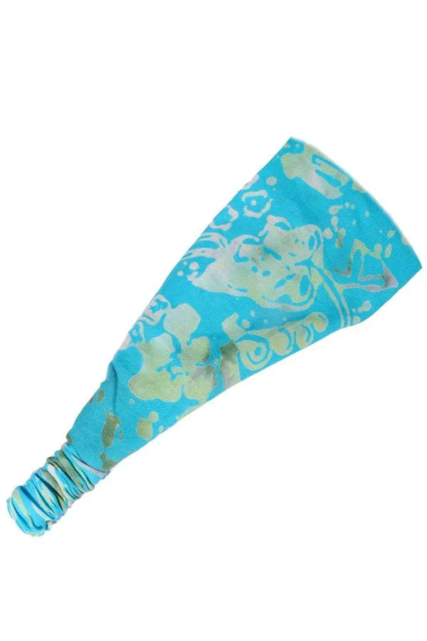 Bali jungle print rayon yoga fitness headband