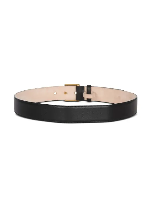 Balmain P-Belt 3.5 cm leather belt