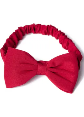 Banned Dionne Bow 50's Headband Burgundy