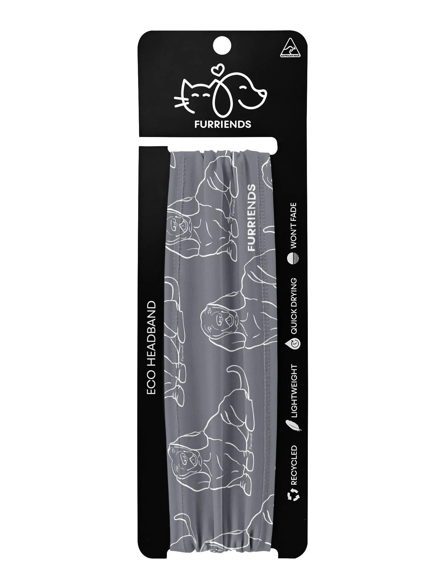 Basset Hound Eco Performance Headband