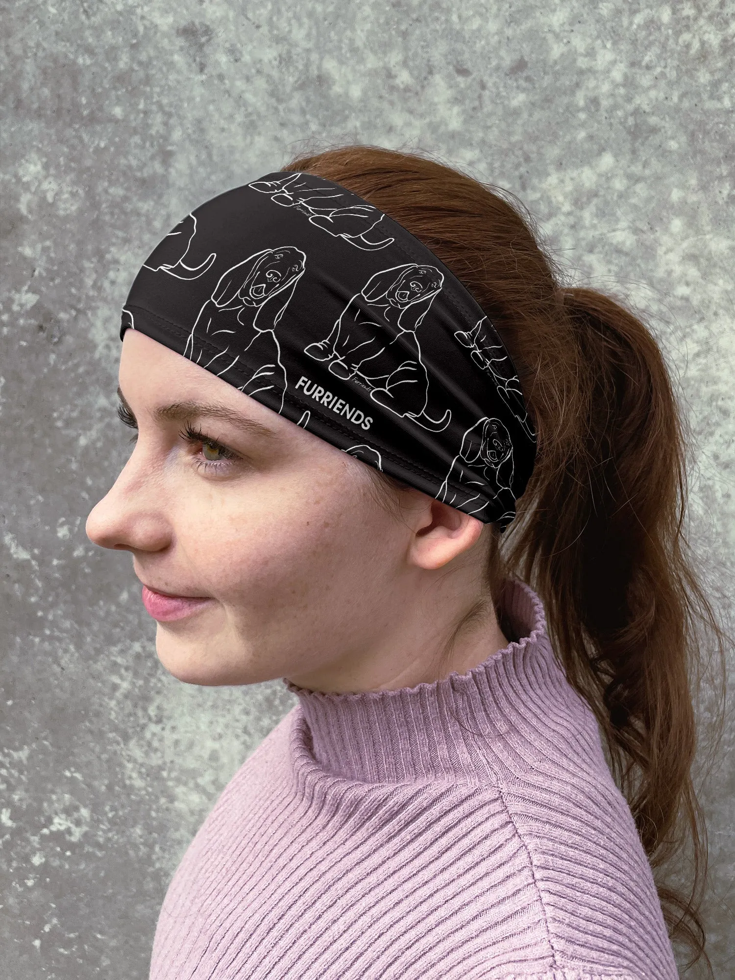 Basset Hound Eco Performance Headband