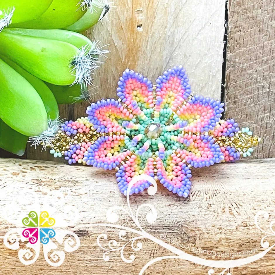 Beaded Hair Barrette Clip