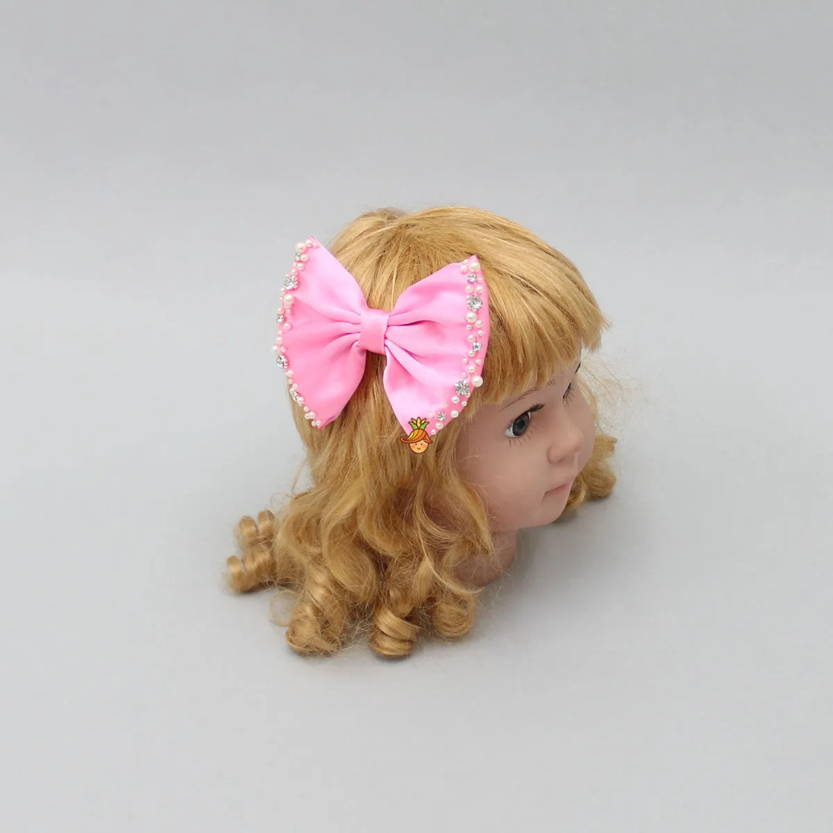 Beautiful Pink Satin Hair Clip