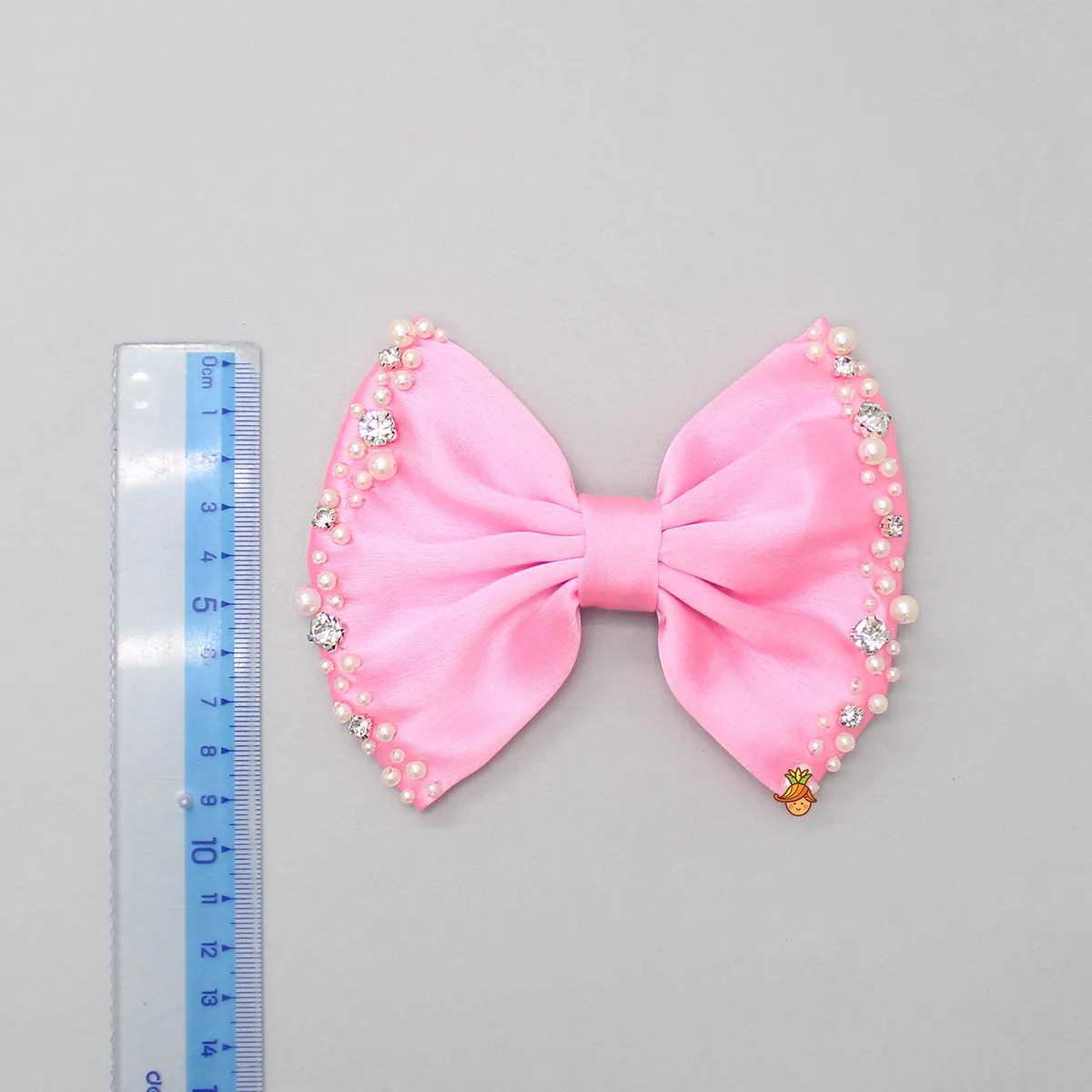 Beautiful Pink Satin Hair Clip