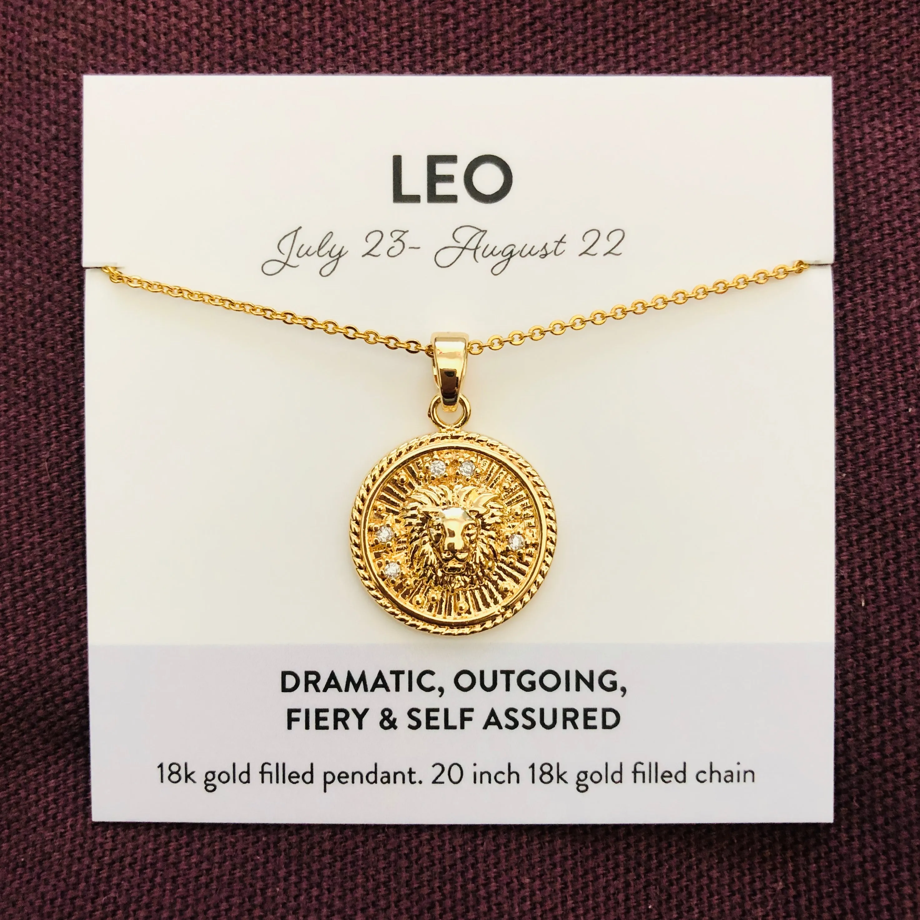 Bec Platt Zodiac Necklaces - Gold Various