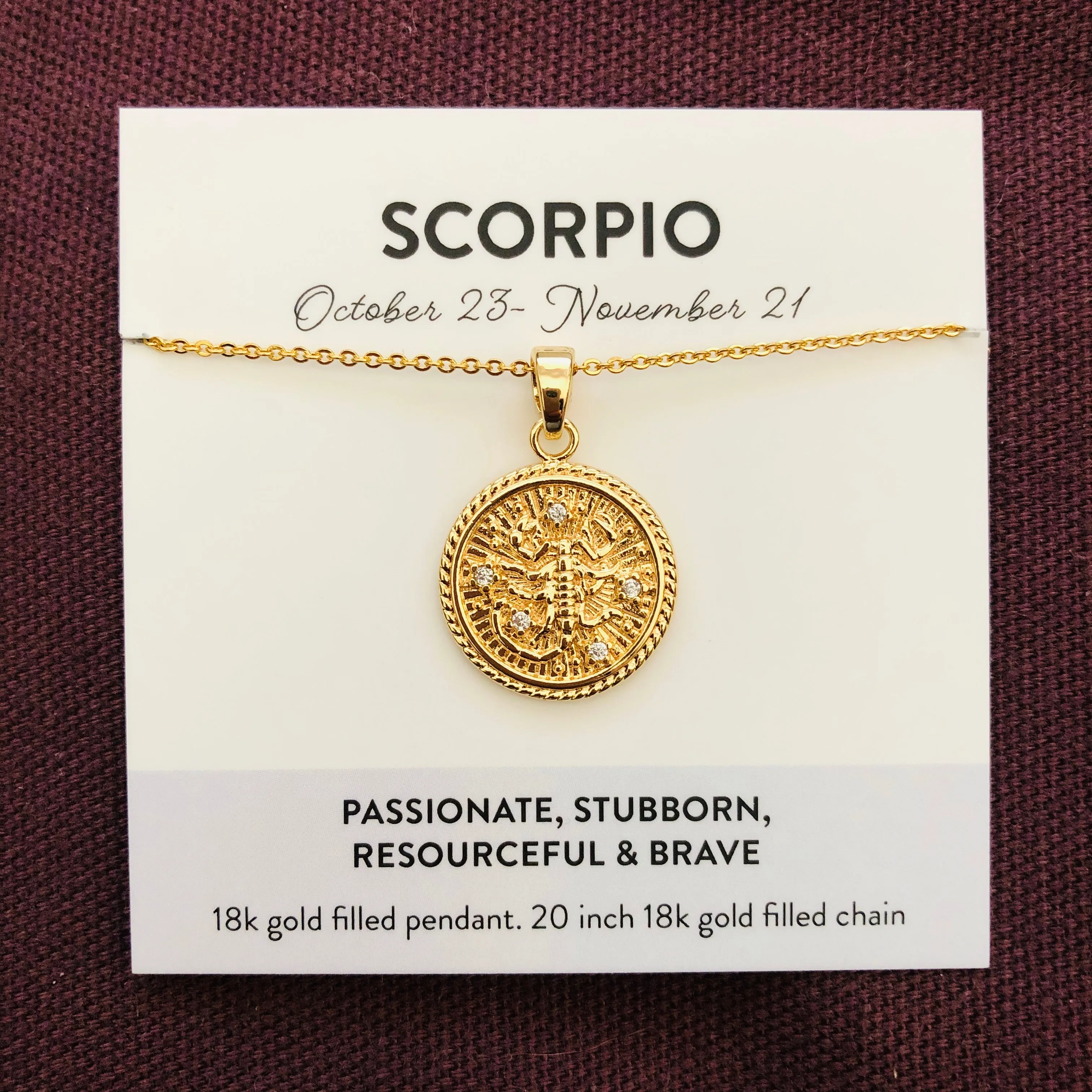 Bec Platt Zodiac Necklaces - Gold Various