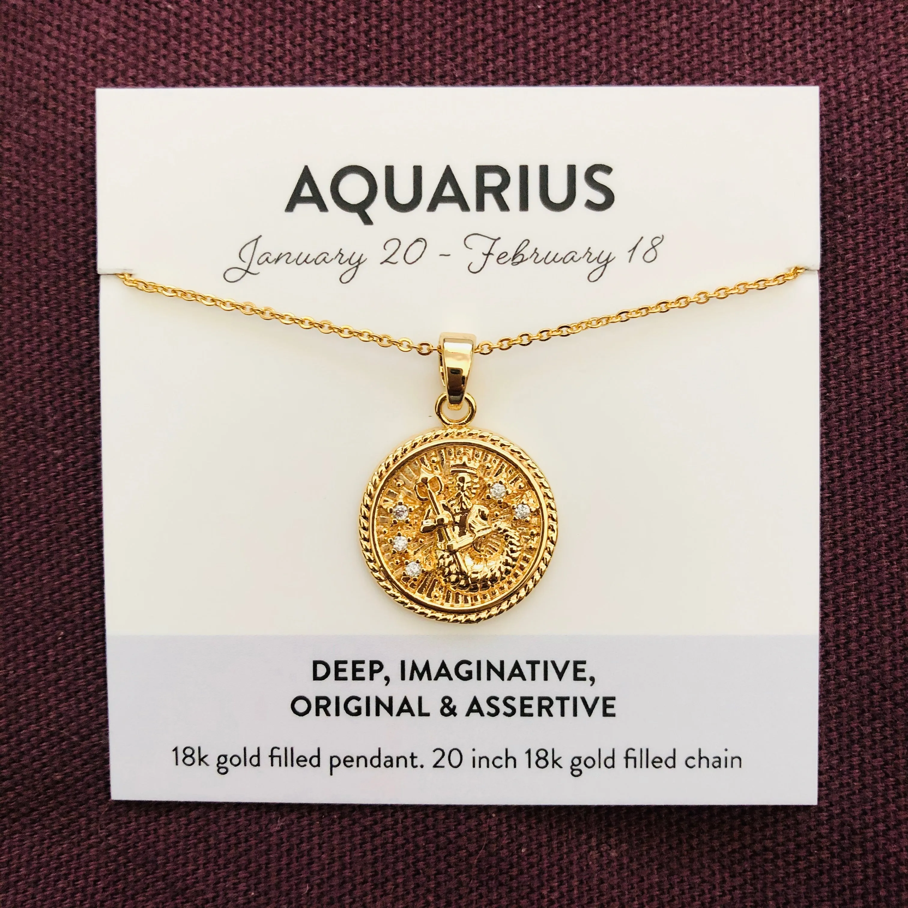 Bec Platt Zodiac Necklaces - Gold Various