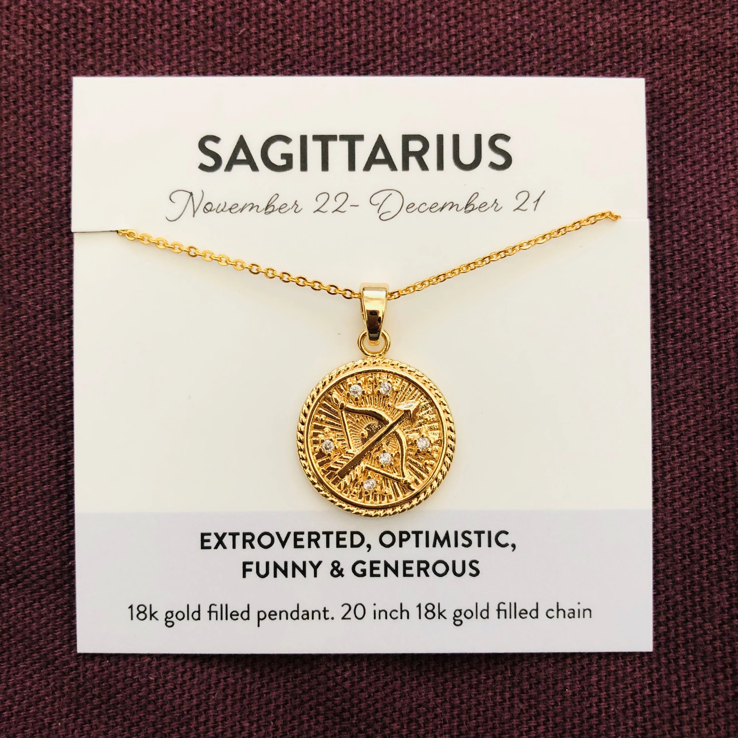 Bec Platt Zodiac Necklaces - Gold Various