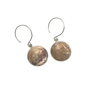 Beige Speckle Earrings *