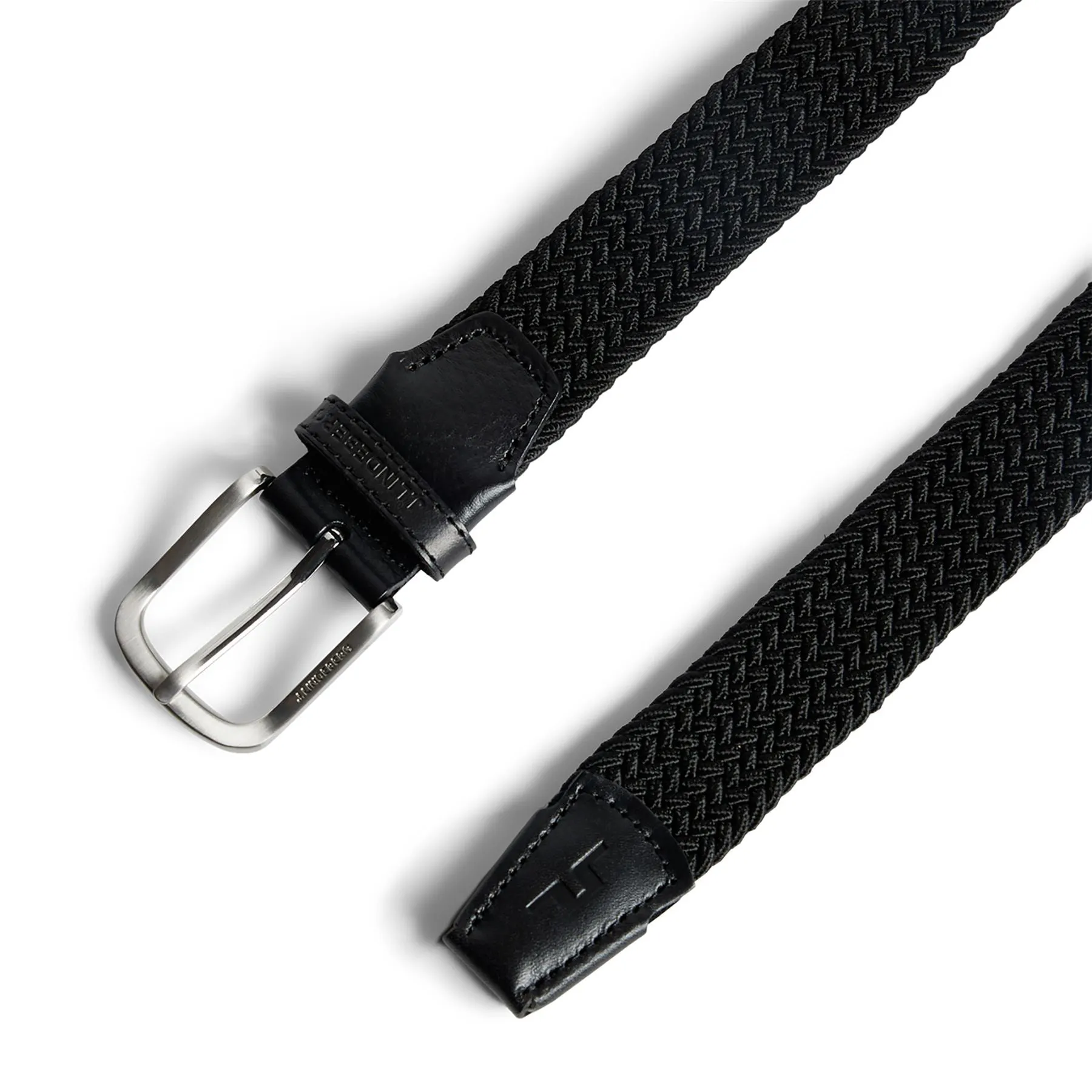 Bernhard Braided Elastic Belt Black - AW24