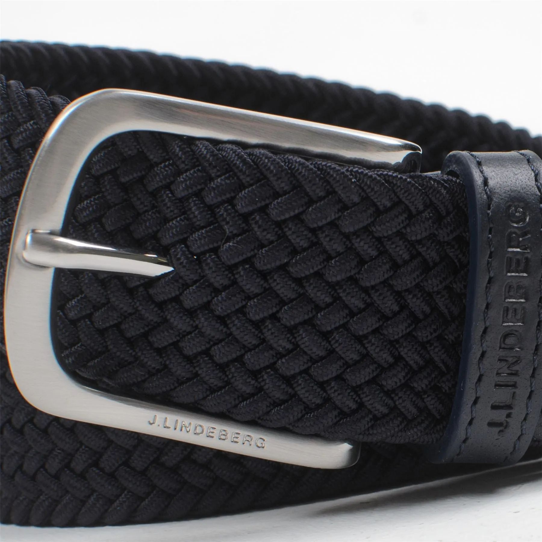 Bernhard Braided Elastic Belt JL Navy - SS23